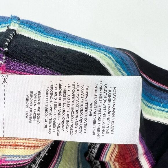 Lauren Ralph Lauren Sweater Womens 1X Multicolor Striped Off-Shoulder - Picture 3 of 8